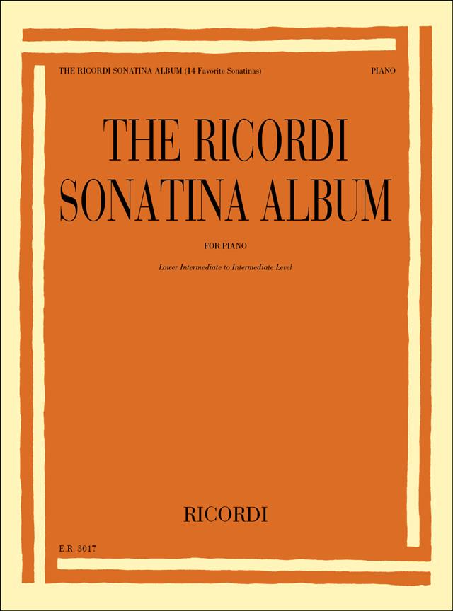 The Ricordi Sonatina Album - For Lower Intermediate to Intermediate Level - pro klavír